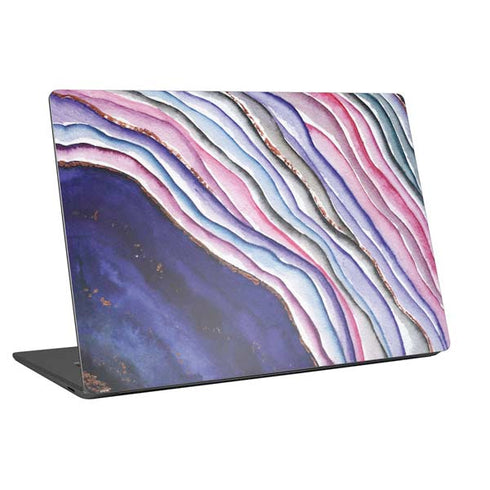 Violet Watercolor Geode Universal Laptop 12in (9.8 x 6.8in) Skin