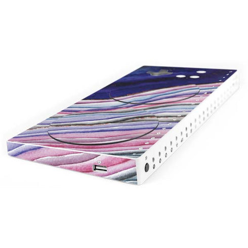 Violet Watercolor Geode Xbox Adaptive Controller Skin