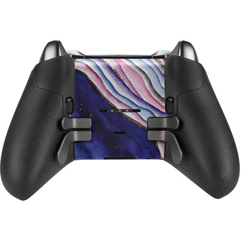 Violet Watercolor Geode Xbox Elite Wireless Controller Series 2 Skin