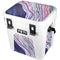 Violet Watercolor Geode YETI Roadie 24 Hard Cooler Skin