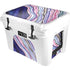 Violet Watercolor Geode YETI Tundra 35 Hard Cooler Skin