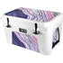 Violet Watercolor Geode YETI Tundra 45 Hard Cooler Skin