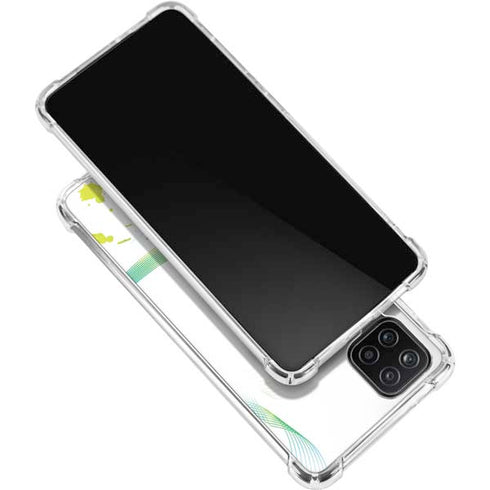 Virescent Harmony Galaxy A12 Clear Case