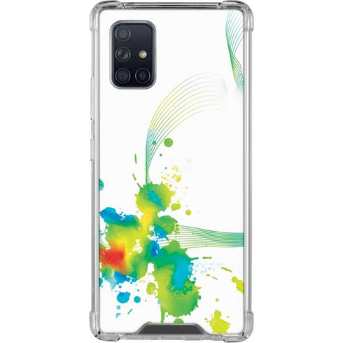 Virescent Harmony Galaxy A71 5G Clear Case