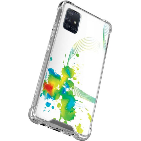 Virescent Harmony Galaxy A71 5G Clear Case