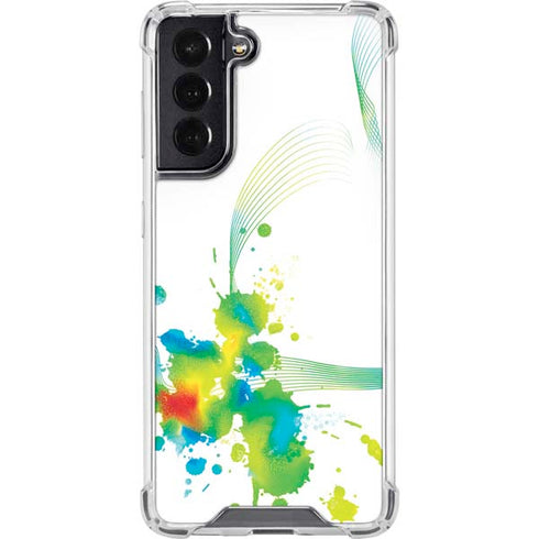Virescent Harmony Galaxy S22 Clear Case