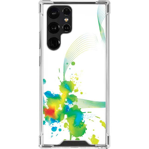 Virescent Harmony Galaxy S22 Ultra Clear Case