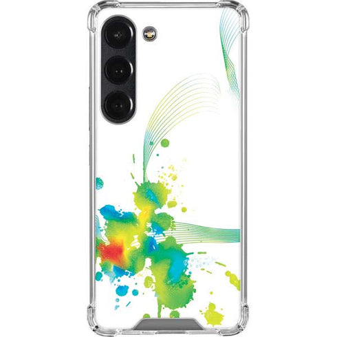 Virescent Harmony Galaxy S23 Clear Case