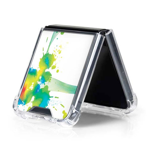 Virescent Harmony Galaxy Z Flip5 5G Clear Case