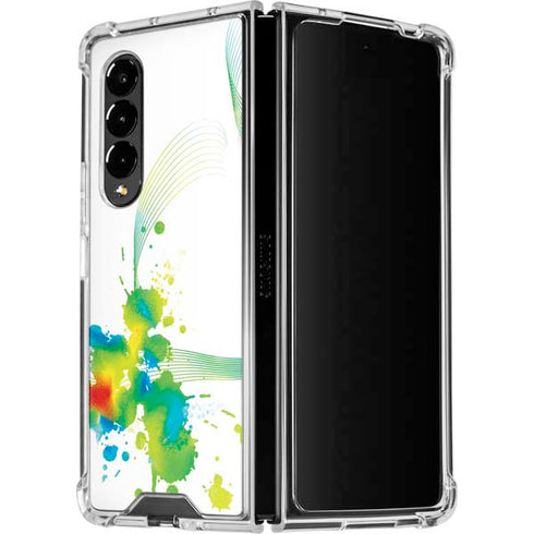 Virescent Harmony Galaxy Z Fold4 5G Clear Case