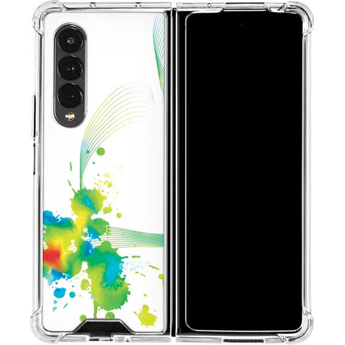 Virescent Harmony Galaxy Z Fold4 5G Clear Case