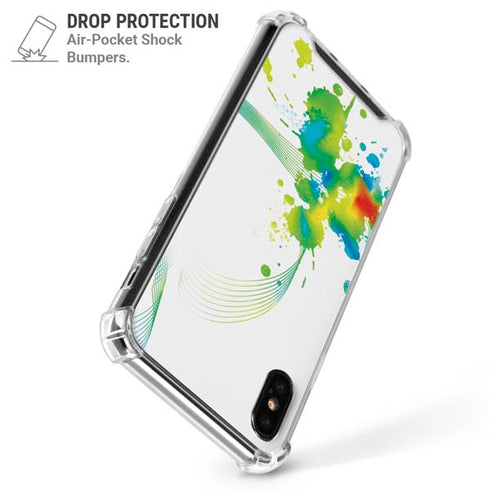 Virescent Harmony iPhone XS Max Clear Case
