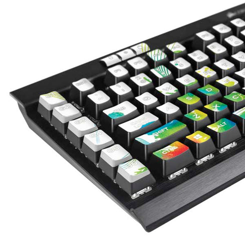 Virescent Harmony K95 RGB PLATINUM Mechanical Gaming Keyboard Skin