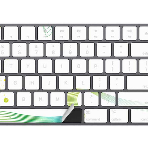 Virescent Harmony Magic Keyboard with Numeric Keypad Skin
