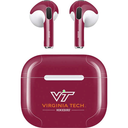 Virginia Tech Hokiebird Apple AirPods (3rd Gen 2021) Skin