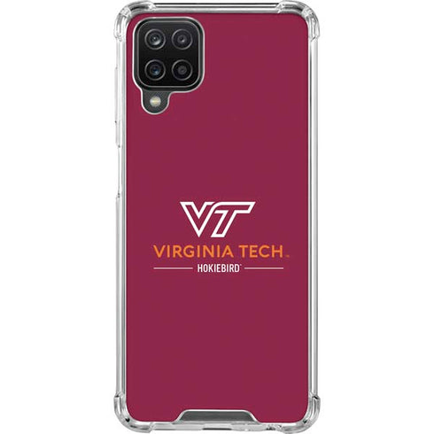 Virginia Tech Hokiebird Galaxy A12 Clear Case