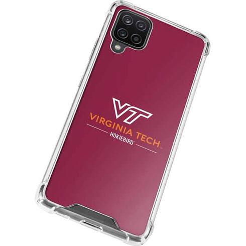 Virginia Tech Hokiebird Galaxy A12 Clear Case