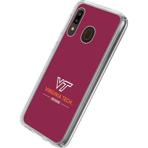 Virginia Tech Hokiebird Galaxy A20 Clear Case