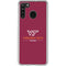 Virginia Tech Hokiebird Galaxy A21 Clear Case