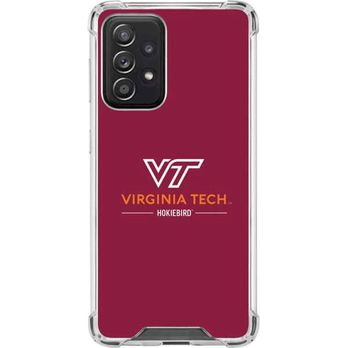 Virginia Tech Hokiebird Galaxy A52 5G Clear Case