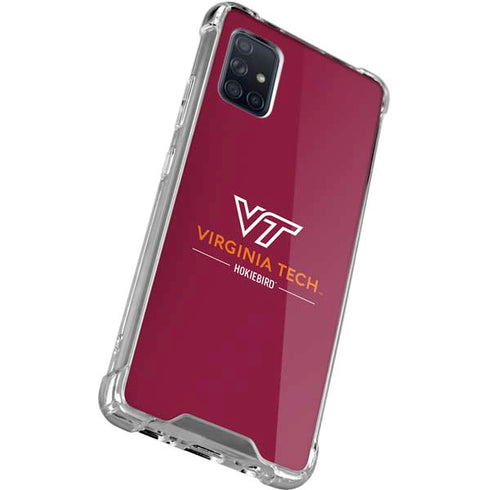 Virginia Tech Hokiebird Galaxy A71 5G Clear Case