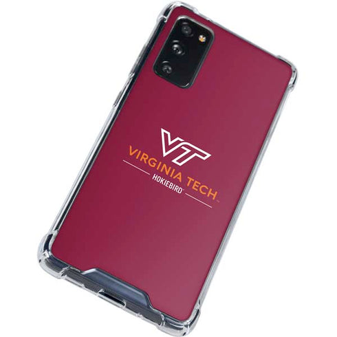 Virginia Tech Hokiebird Galaxy S20 FE Clear Case