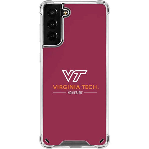 Virginia Tech Hokiebird Galaxy S21 Plus 5G Clear Case