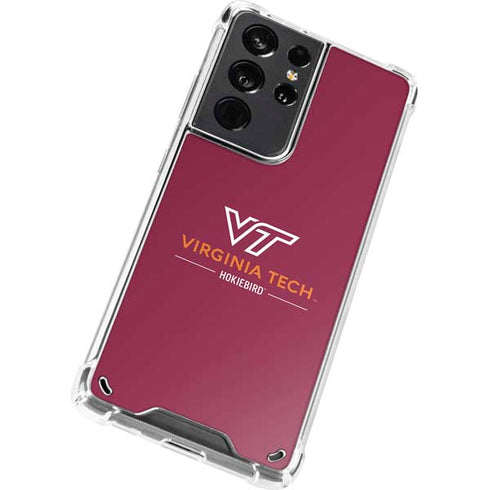 Virginia Tech Hokiebird Galaxy S21 Ultra 5G Clear Case