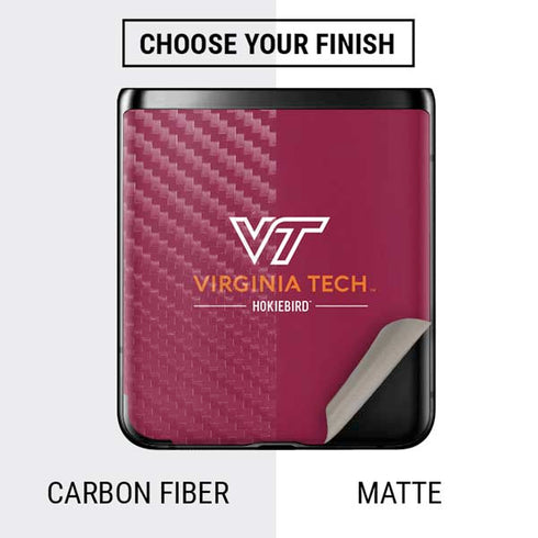 Virginia Tech Hokiebird Galaxy Z Flip Skin