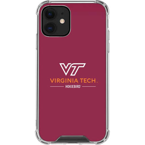 Virginia Tech Hokiebird iPhone 12 Clear Case