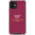Virginia Tech Hokiebird iPhone 12 Clear Case