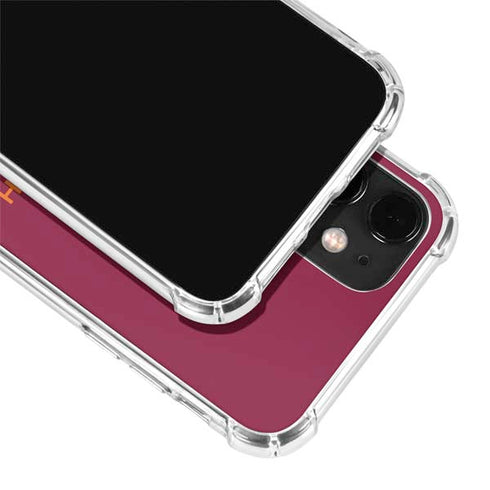 Virginia Tech Hokiebird iPhone 12 Clear Case