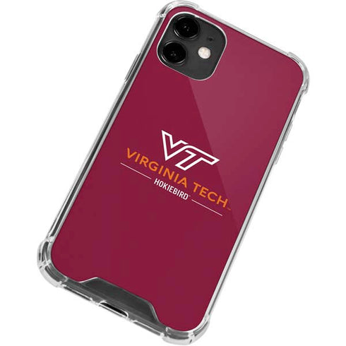 Virginia Tech Hokiebird iPhone 12 Clear Case