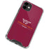 Virginia Tech Hokiebird iPhone 12 Clear Case