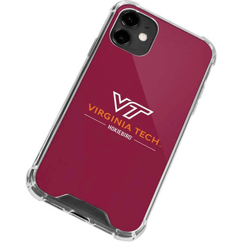Virginia Tech Hokiebird iPhone 12 Mini Clear Case
