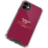 Virginia Tech Hokiebird iPhone 12 Mini Clear Case