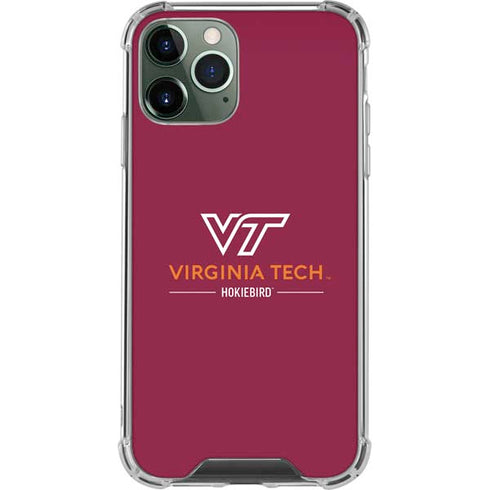 Virginia Tech Hokiebird iPhone 12 Pro Clear Case