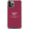Virginia Tech Hokiebird iPhone 12 Pro Clear Case