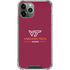 Virginia Tech Hokiebird iPhone 12 Pro Clear Case