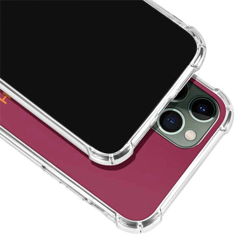 Virginia Tech Hokiebird iPhone 12 Pro Clear Case