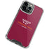 Virginia Tech Hokiebird iPhone 13 Pro Clear Case