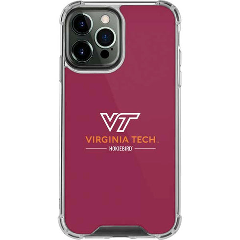 Virginia Tech Hokiebird iPhone 13 Pro Max Clear Case