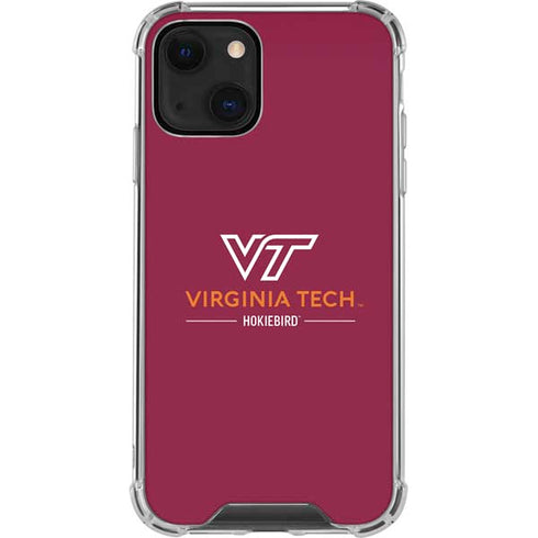 Virginia Tech Hokiebird iPhone 14 Plus Clear Case
