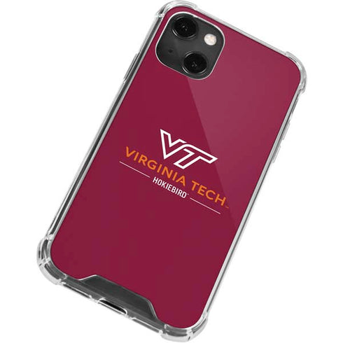 Virginia Tech Hokiebird iPhone 14 Plus Clear Case