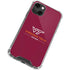 Virginia Tech Hokiebird iPhone 14 Plus Clear Case
