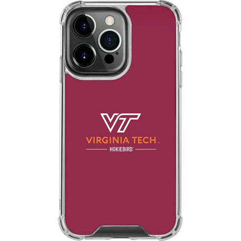 Virginia Tech Hokiebird iPhone 14 Pro Clear Case