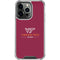 Virginia Tech Hokiebird iPhone 15 Pro Clear Case