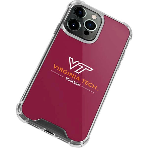 Virginia Tech Hokiebird iPhone 14 Pro Clear Case