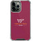 Virginia Tech Hokiebird iPhone 14 Pro Max Clear Case