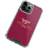 Virginia Tech Hokiebird iPhone 14 Pro Max Clear Case